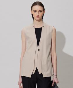 Жилет из сухого льна T/R