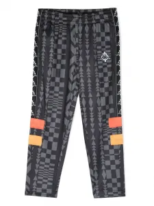Спортивные брюки с геометричным принтом Marcelo Burlon County of Milan, черный