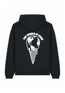 Толстовка THE WORLD IS YOURS BACK PRINT UNISEX HEAVYWIEGHT - Hoodie Mira Paris, черный