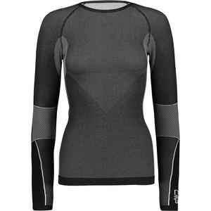 Женский бесшовный спортивный с длинным рукавом CMP, черный