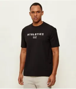 Футболка regular fit Ea7, черный