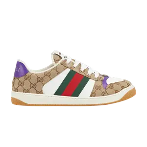 Кроссовки Gucci Screener Sneaker 'Beige Purple', коричневый