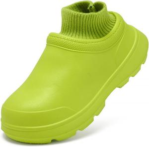 Женские ботинки с искусственным мехом, утепленные, водонепроницаемые, для снега, короткие зимние ботинки, платформенные мини-ботинки с мехом, теплые зимние тапочки Generic, Green