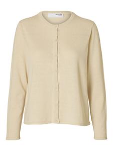 Вязаный кардиган SELECTED FEMME SLFLaura, экрю