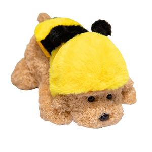 Магнитная плюшевая кукла щенок 33см/38см/48см высота Tak Bebe, Khaki+Bee Cape