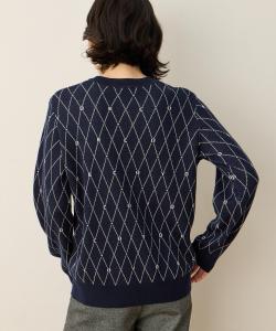 Жаккардовый пуловер