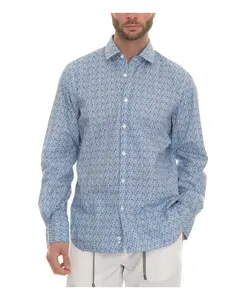 Фантазийная футболка «Минноу» Canali, синий