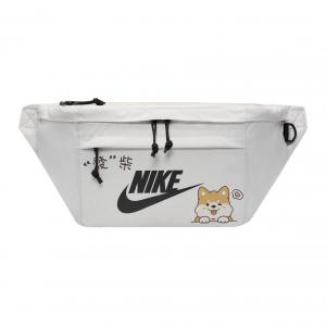 Nike Тканевая поясная сумка через плечо кроссбоди на плечо унисекс светло-бежевая, Firewood