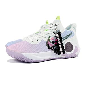 Кроссовки Nike KD Trey 5 IX Vintage Basketball Shoes Unisex Mid-top White/Blue/Purple, белый/синий/фиолетовый