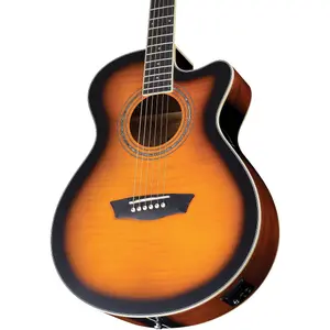 Акустико-электрогитара Washburn EA15 Festival Series, цвет Tobacco Burst