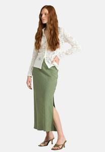 Длинная юбка Lindex, темно-зеленый