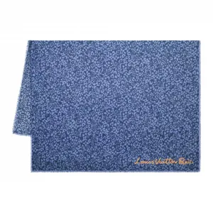 LOUIS VUITTON Шаль Wool Women's Blue