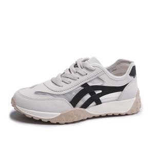 SUPEREDGE Женские противоскользящие дышащие легкие низкие кеды серо-черные, цвет Gray Black