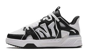 Antakids Детские кроссовки для скейтбординга с низким верхом, устойчивые к истиранию, черные, белые