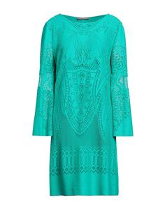 Платье миди Alberta Ferretti, изумрудно-зеленый