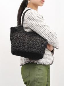 cachecache / Вязаная сумка из металлического шнура