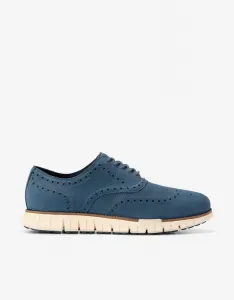Мужские традиционные туфли на шнуровке из нубука Cole Haan, синий