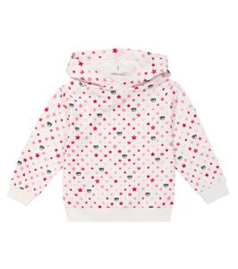 Худи с принтом Baby из коллаборации с Chiara Ferragni Monnalisa, Allover Rainbow