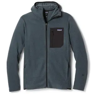 R1 Air Полноразмерная Толстовка с Молнией Patagonia, Smolder Blue