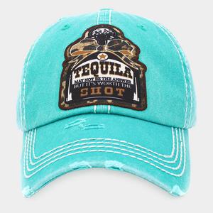 Текила может быть не Винтажная бейсболка FASHNZFAB, бирюзовый