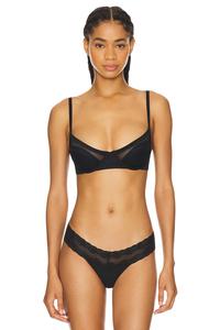 Контурный бюстгальтер балконет scope на косточках Natori, черный