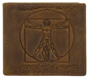 Кожаный кошелек Country, натуральная кожа Landleder, коричневый