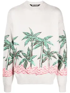 Толстовка Palms Row PALM ANGELS, нейтральный