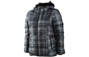 Пуховик женский серый Nike