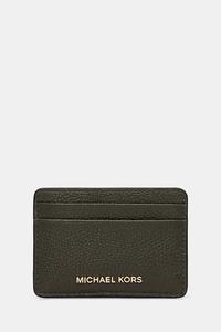 Кожаный футляр для карт Michael Michael Kors, зеленый