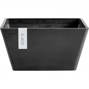 Цветочный горшок ECOPOTS «BERLIN Dark Grey», ШxГxВ: 41x41x18 см, темно-серый