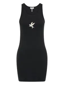 Мини-платье с логотипом One Teaspoon, черный