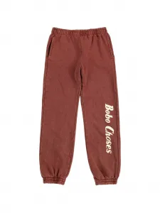 Брюки с логотипом Bobo Choses, коричневый