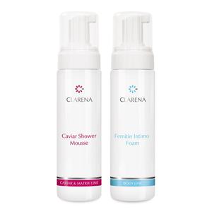 Clarena, Набор косметики по уходу за телом Пена для ванны + Мусс для душа