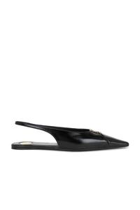 Babylone Босоножки-лодочки на плоской подошве Saint Laurent, Nero