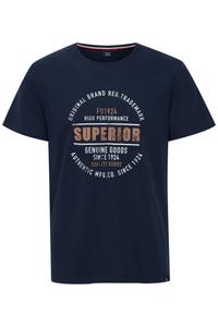 Классическая футболка FQ1924 Shirt RIKO, темно-синий