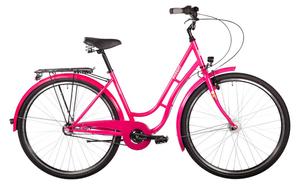 Городской велосипед Passat Livorno - 28 дюймов - Doppelrohr - Aktion, цвет Pink|pink white darkanthracite