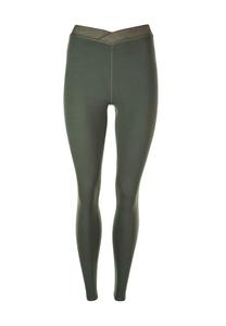 Функциональные колготки Feliz с вышитым золотом поясом в этническом стиле Endurance Athlecia, цвет 3052 forest night