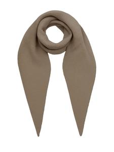 Мягкий вязаный шарф с тонкой текстурой песочного цвета. Faera