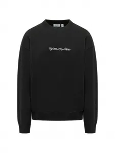 Свитшот с надписью Script Arrow Off-White, черный