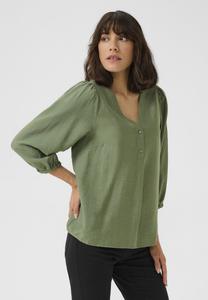 Блуза LUI BUTTON Kaffe, зеленый