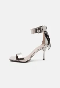 Сандалии средней высоты noir Allsaints, Gunmetal Grey