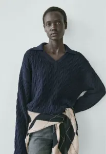 Свитер-Джемпер Massimo Dutti, Mottled Dark Blue