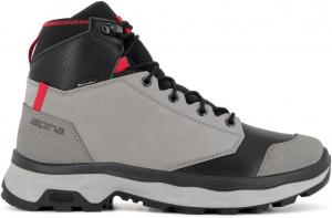 Мужские альпинистские ботинки Alpina NORDIC с высокой голенью, Легкие и прочные, Кожаные, водонепроницаемые, противоскользящие, произведены в Европе, серый