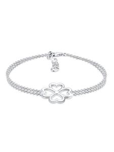 Elli Браслет из серебра 925 пробы с изображением клевера