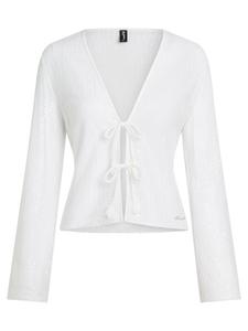 Karl Lagerfeld Вязаный кардиган в цвете крем