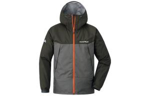 Ветровка мужская Montbell, цвет GP/OC graphite black/ochre