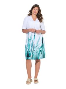 LAURASØN Бирюзовое платье миди