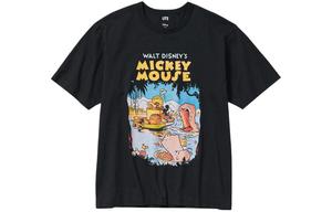 UNIQLO Футболка унисекс, цвет Black