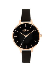 s.Oliver Кварцевые часы SO-3660-LQ в корпусе из розового золота