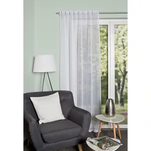 ИДЕИ ДЛЯ ДОМАШНЕЙ ЖИЗНИ Штора «DOLLY Band», (1 шт.) Home Wohnideen, белый